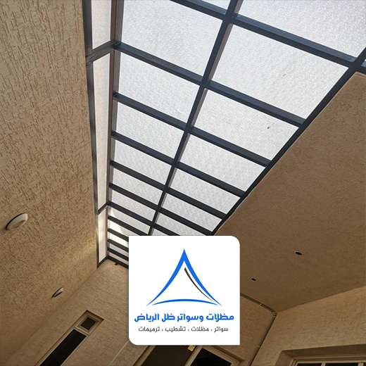 تصاميم مظلات مداخل الرياض