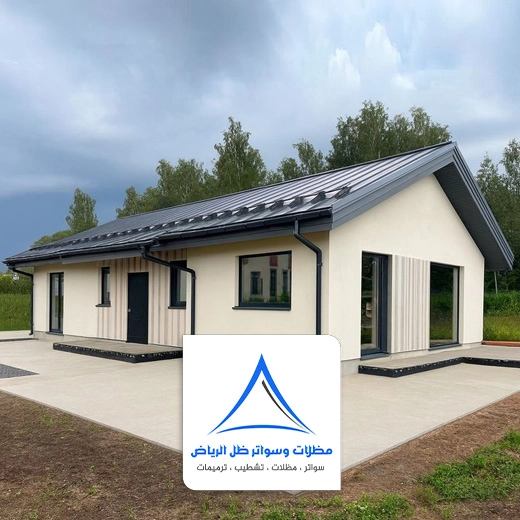 بناء مجلس خارجي قرميد بالرياض