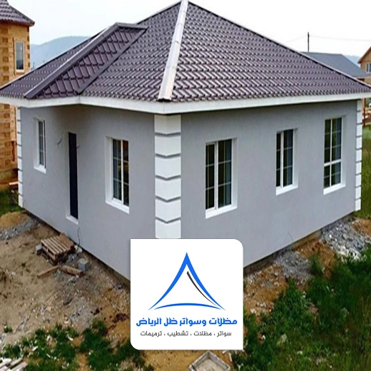 بناء مجلس خارجي قرميد