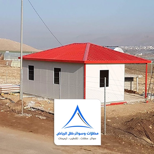 بناء مجلس خارجي قرميد