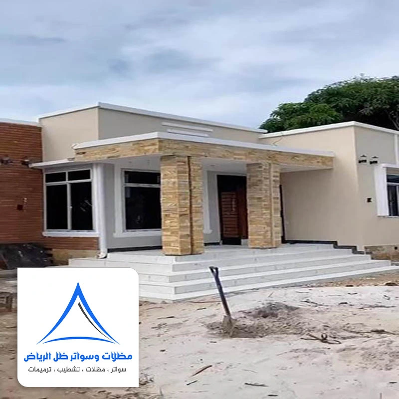 تصميم غرف خارجية حي حطين الرياض