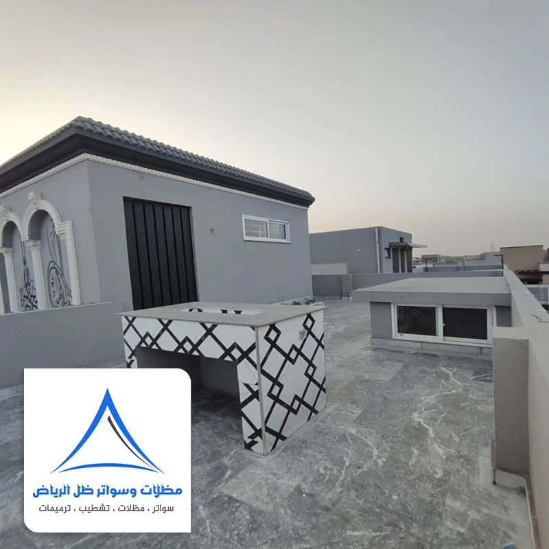 بناء غرف في السطح حي حطين الرياض