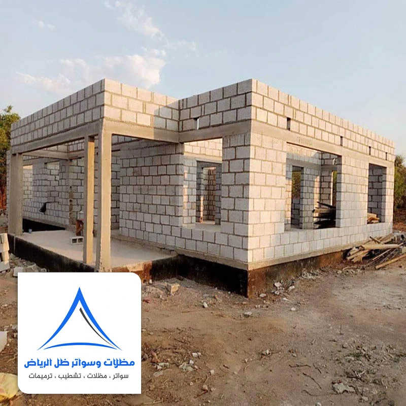 بناء غرف في الحوش بالرياض