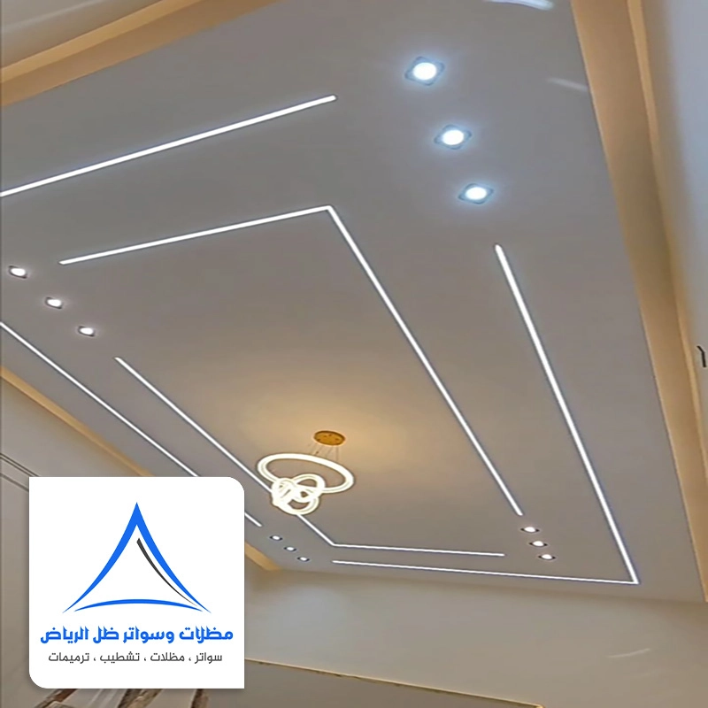 اسقف جبس بورد حديثة حي الصحافة في الرياض