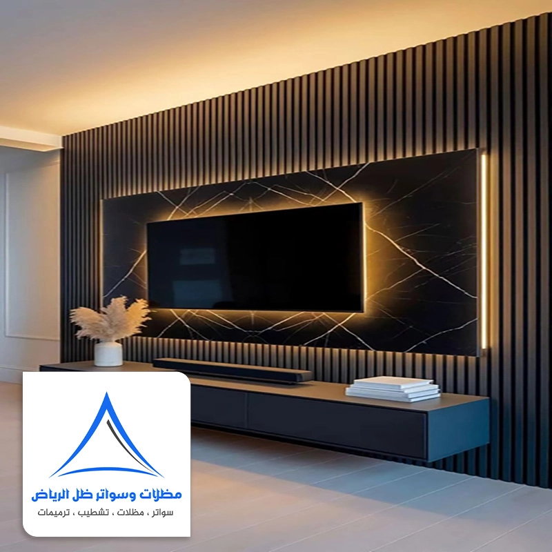 ديكورات شاشات خشب ورخام بالرياض