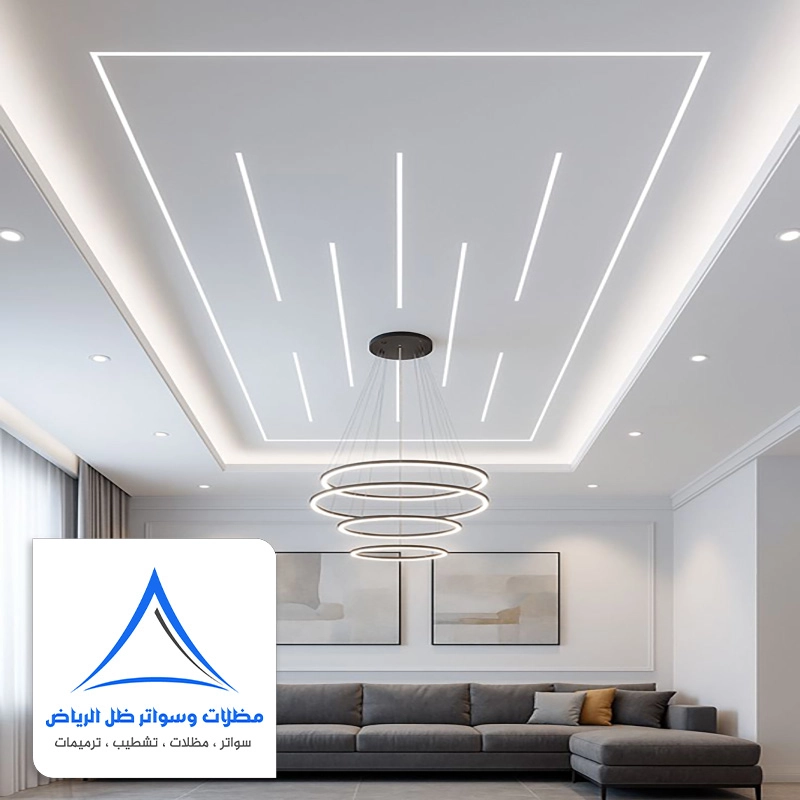 اسقف جبس بورد حديثة حي الصحافة في الرياض