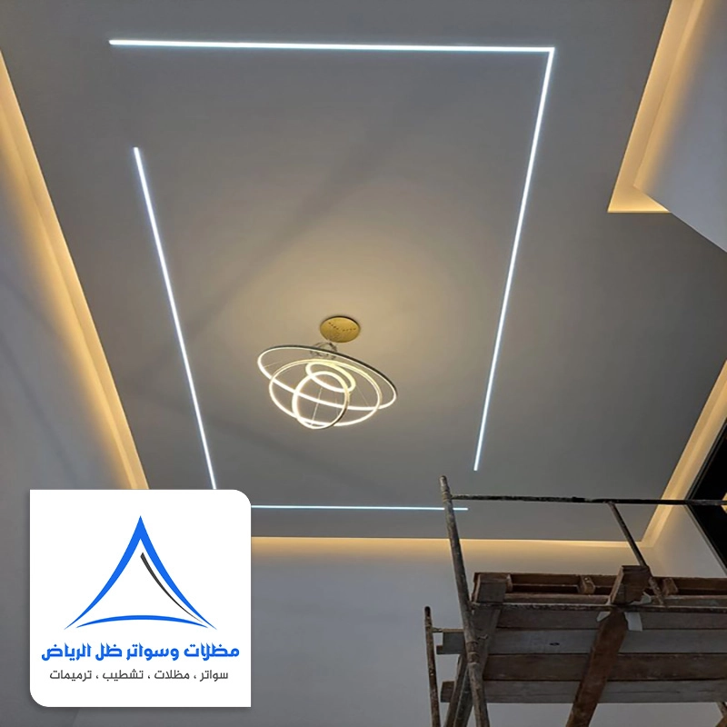 ديكورات اسقف حي الرمال في الرياض