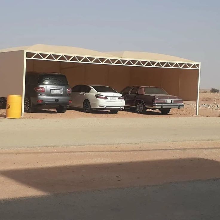 مظلة مزدوجة لسيارتين واكثر