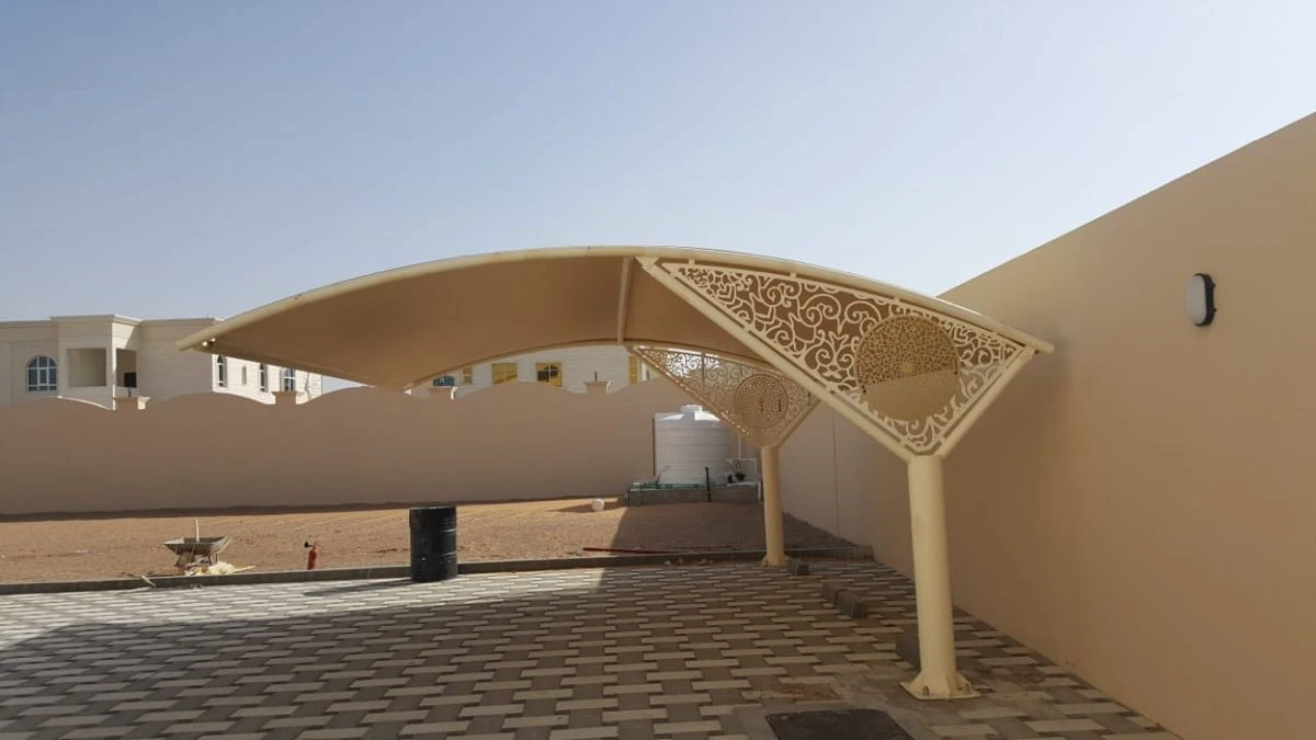 تركيب مظلات مواقف سيارات فرنسي بالرياض