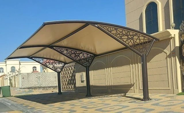 مظلات مواقف سيارات ثابتة بالرياض