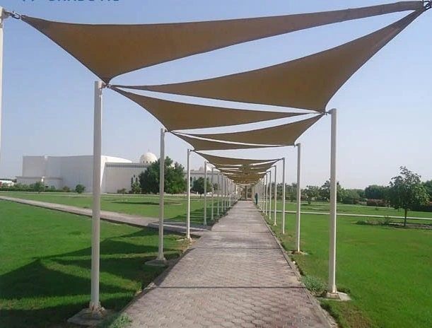 تغطية ساحات المدارس بمظلات حديثة