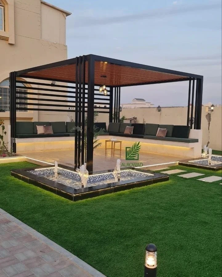مظلات حدائق منزلية الرياض بتصميم فاخر