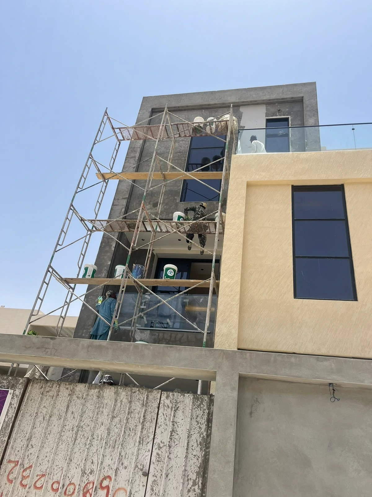 تشطيب واجهات فلل ببروفايل عصري